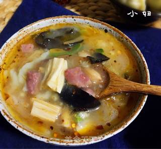 Assorted Diced Pork Soup recipe