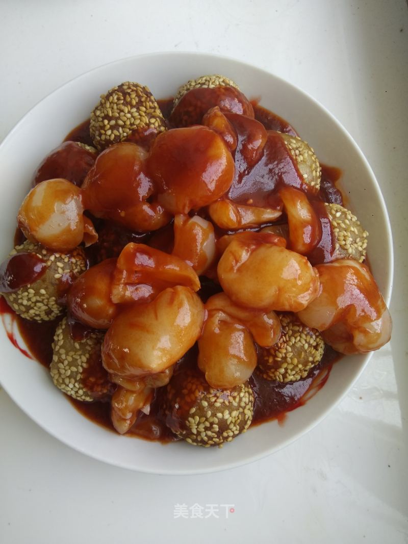 Tomato and Lychee Mochi recipe