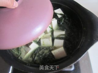 Seaweed Tofu Soup recipe