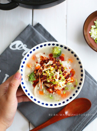 Chicken Bacon Vegetable Porridge recipe