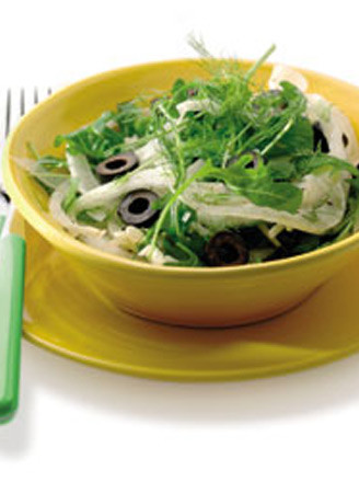 Arugula Olive Fennel Salad