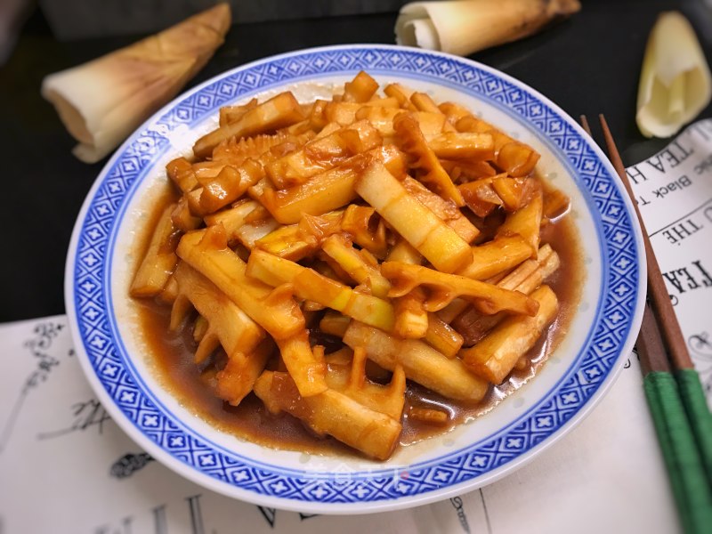 Braised Bamboo Shoots with Oil recipe