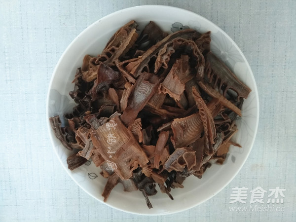 Braised Pork Belly and Dried Bamboo Shoots recipe