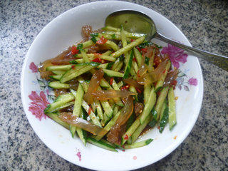Cucumber Mixed Jellyfish recipe