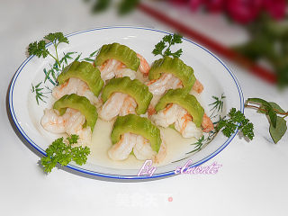 [zhejiang Cuisine] Bitter Gourd Wishful Shrimp recipe