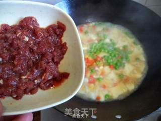 Minced Beef and Bean Curd Soup recipe