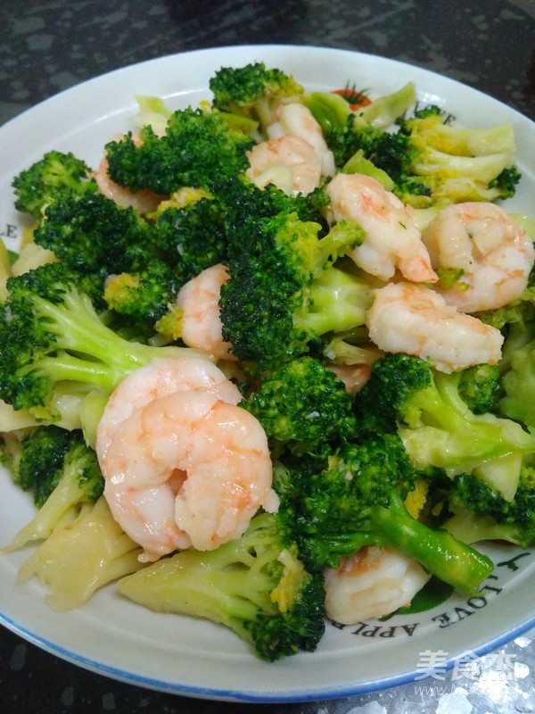 Stir-fried Shrimp with Broccoli recipe