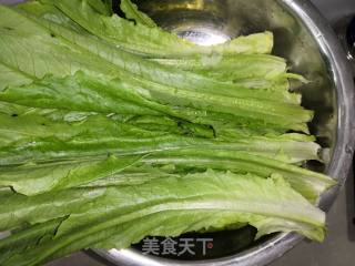 #快手素菜#boiled Oil Lettuce recipe
