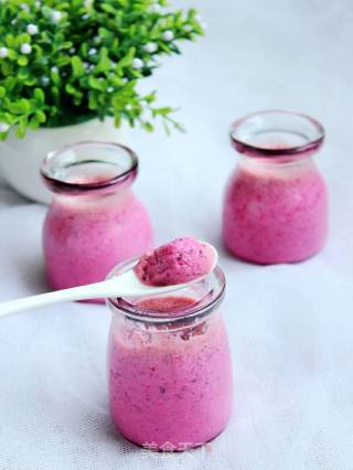 Dragon Fruit Pudding recipe