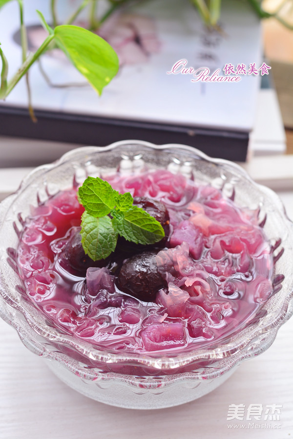 Purple Potato and Tremella Soup recipe