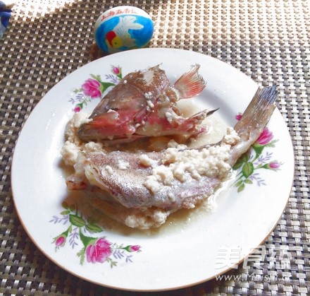 Steamed Grouper with Wine Grains recipe