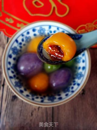 【sichuan】colorful Glutinous Rice Balls recipe