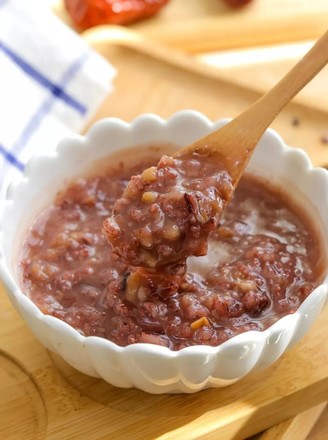Purple Rice Chestnut Porridge Baby Food Supplement Recipe