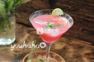 Watermelon Lime Mojito recipe