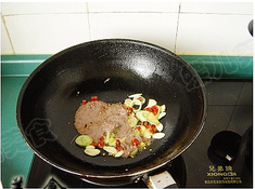 Tofu with Shrimp Paste in Red Oil recipe