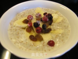 Western Breakfast-banana Milk Porridge recipe