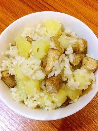 Chicken and Potato Braised Rice recipe