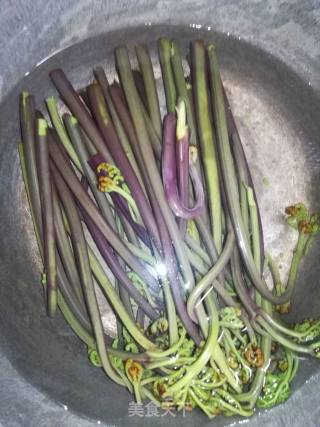 Spring Wild Vegetables# Fermented Fried Meat# recipe