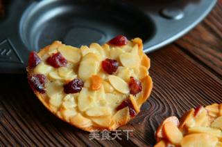 #四节baking Contest Cum是爱吃节#cranberry Almond Tiles recipe