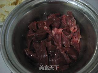 Stir-fried Chicken Liver with Winter Bamboo Shoots recipe