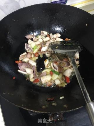Spicy Squid Slices recipe