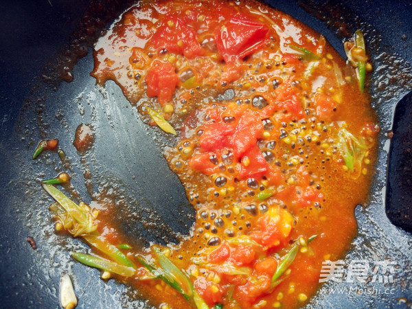 Stir-fried Shrimp with Tomato recipe