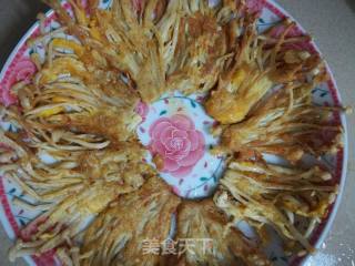 Pan-fried Enoki Mushroom recipe
