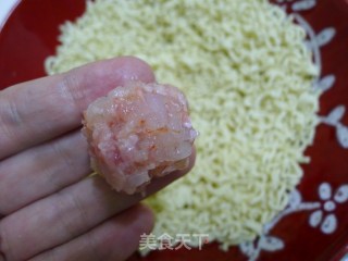 Instant Noodles Shrimp Balls recipe