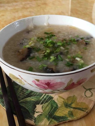 Sea Cucumber and Mushroom Congee recipe