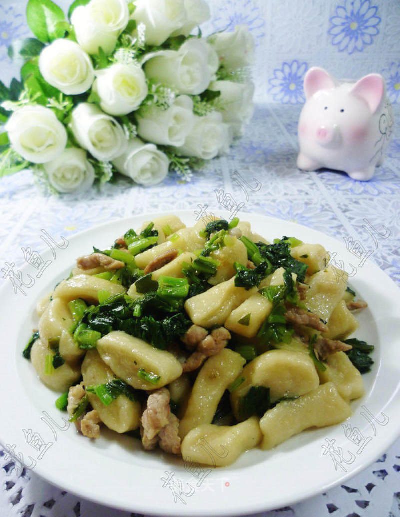 Stir-fried Noodles with Lean Pork with Pickled Vegetables recipe