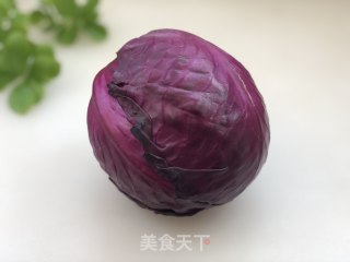 Camellia Oil Mixed with Purple Cabbage recipe