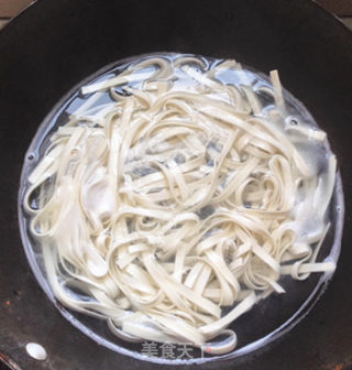 Noodles with Eggplant Meat Sauce recipe