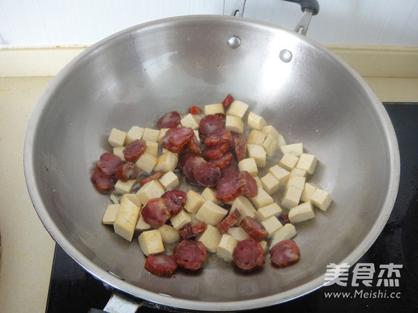 Sauteed Sausage Three Dings recipe