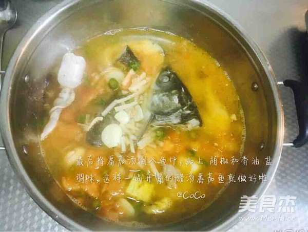 Tomato Fish in Sour Soup recipe