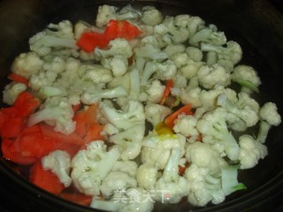 Delicious Colorful Cauliflower recipe