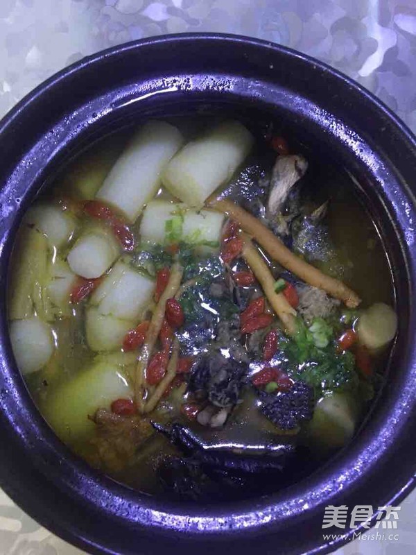 Yam Silkie Soup recipe