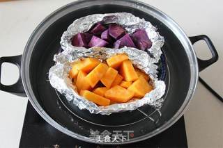 Colorful Vegetable Taro Balls recipe