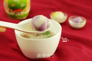 The Edible Little Stone-sweet Wine Yuhuashi Glutinous Rice Balls recipe