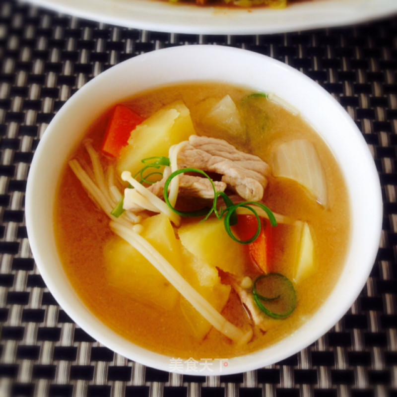Pork Miso Soup recipe