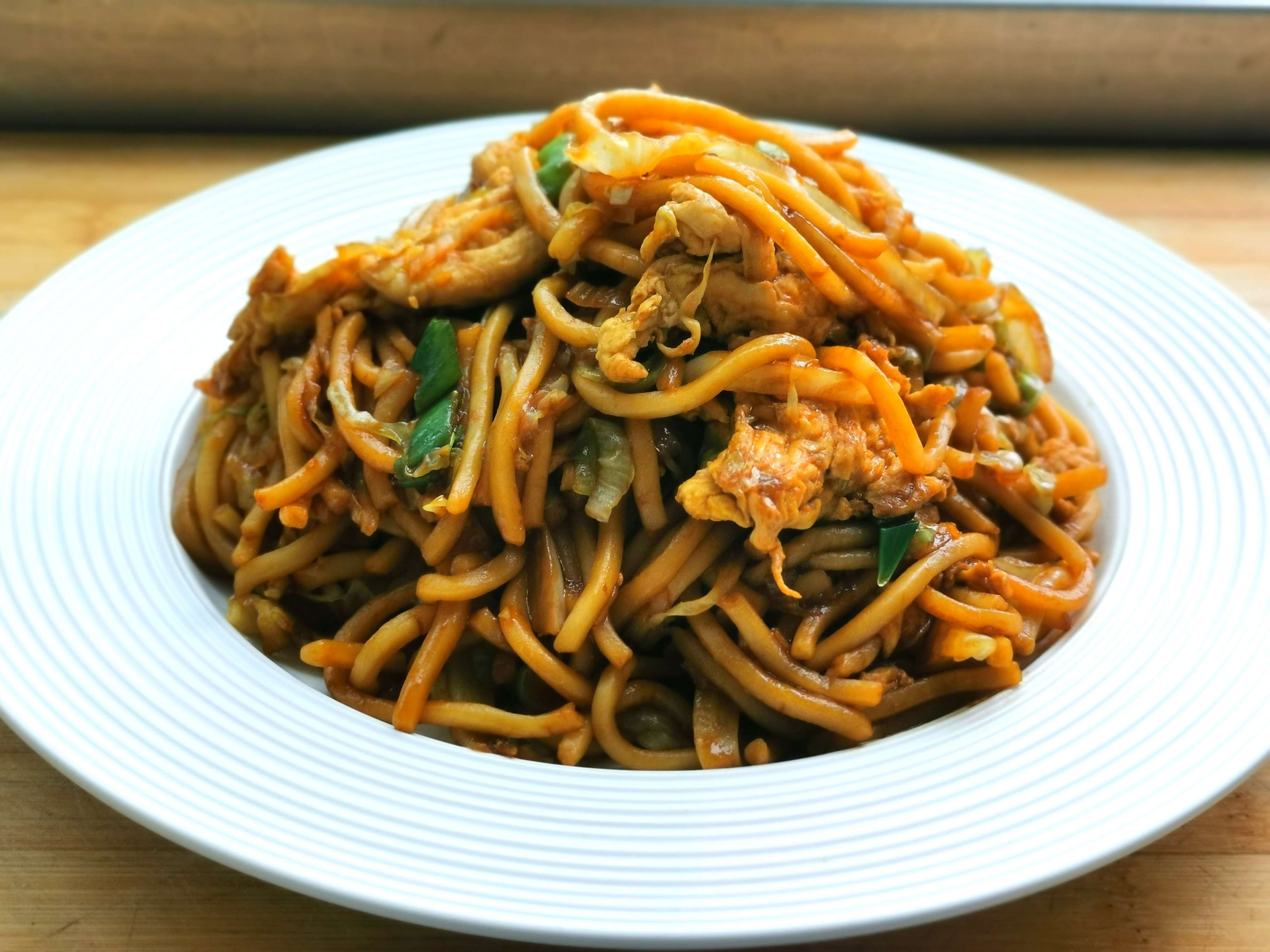 Fried Noodles with Egg recipe