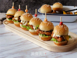 #柏翠大赛# High-value, Super Delicious Mini Burger recipe