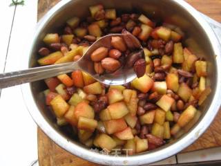 Watermelon Peel Mixed with Peanuts recipe