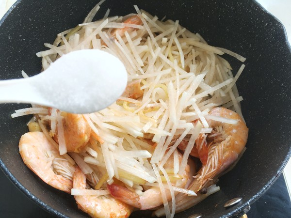 Shredded Radish Shrimp Soup recipe