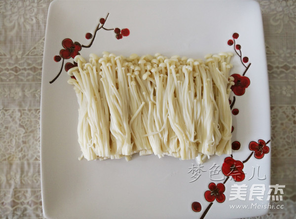 Enoki Mushroom with Oyster Sauce recipe