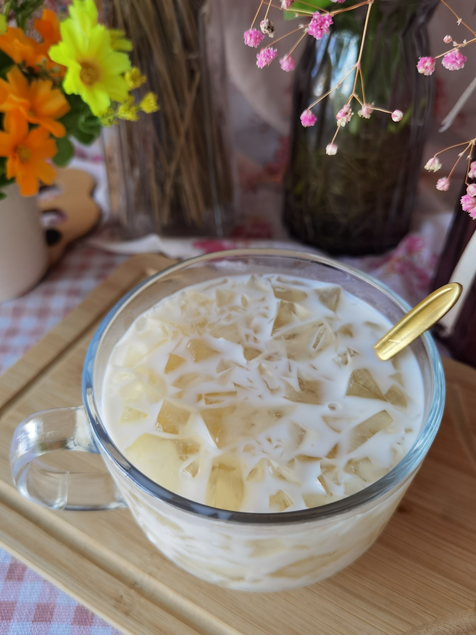 Coconut Herbal Tea Jelly recipe