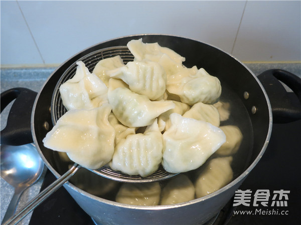 Cucumber and Egg Vegetarian Dumplings recipe