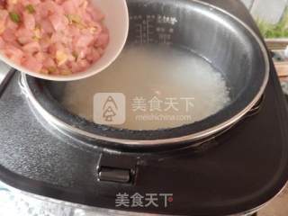 Lean Pork Congee with Yam recipe