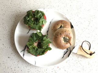 Spinach Salmon Sandwich recipe