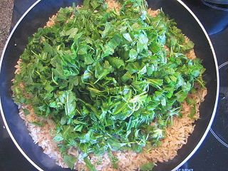 Shepherd's Purse Tuna Fried Rice recipe