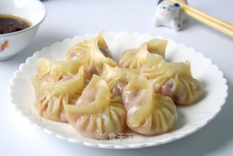 #trust之美#cabbage, Purple Cabbage and Pork Dumplings recipe